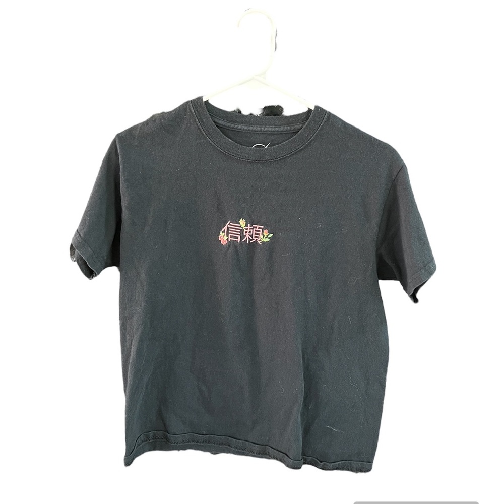 Neon Riot Black Graphic Girls Tee